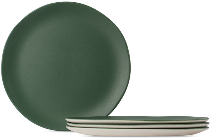 Photo: Jars Céramistes Green Jardin De Maguelone Round S Plate Set