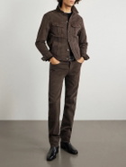 TOM FORD - Cotton-Blend Canvas Jacket - Brown