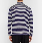 Mr P. - Striped Cotton-Jersey Rollneck T-shirt - Men - Navy