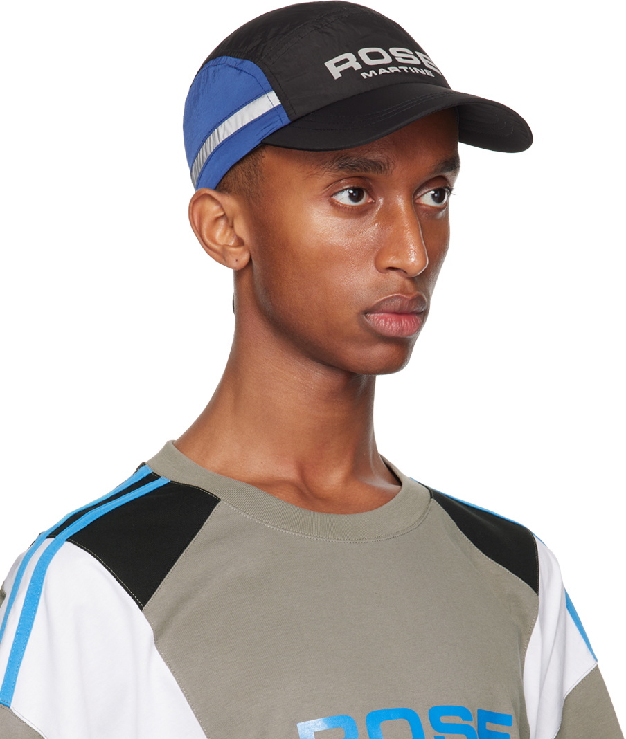 Martine Rose Black & Blue Sports Cap Martine Rose