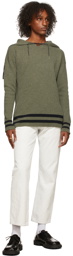 Maison Margiela Green & Navy Pullover Sweater