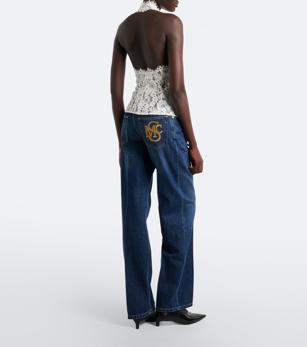 Stella McCartney Faded straight jeans