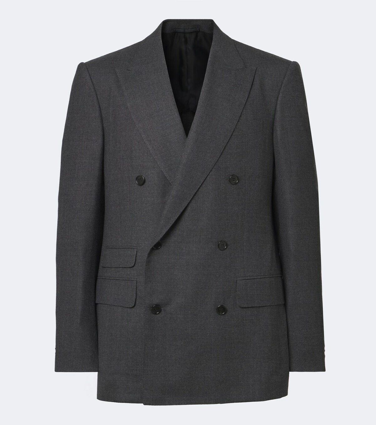 Dunhill Double-breasted wool and cashmere blazer
