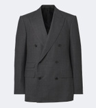 Dunhill Double-breasted wool and cashmere blazer
