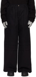 BRYAN JIMENÈZ Black Uniform Trousers