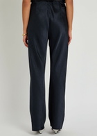 Vince Colette Wide-leg Satin Trousers Navy