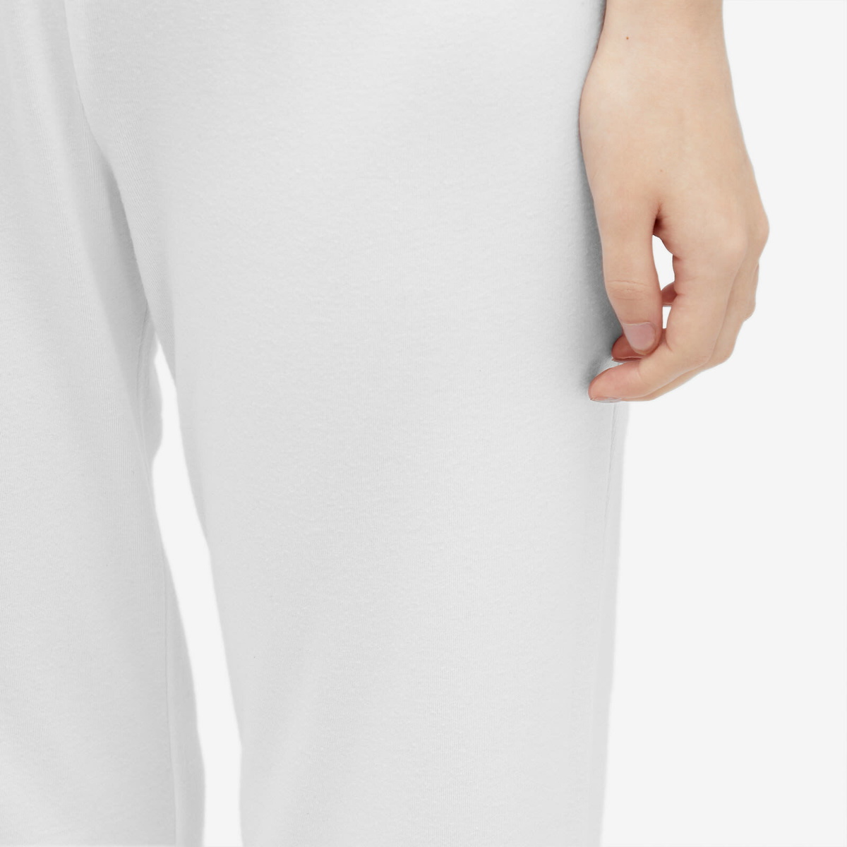DONNI. Women's Baby Rib Scallop Pant in Powder