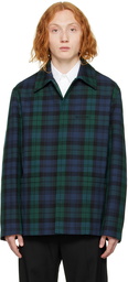 Valentino Green & Blue Check Jacket