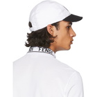 Fendi Reversible Black and White Joshua Vides Edition Baseball Cap