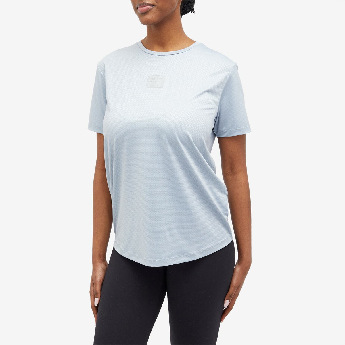 P.E Nation Women's Crossover Air Form T-Shirt in High Rise