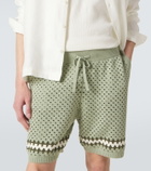 Frescobol Carioca Nico crochet cotton Bermuda shorts