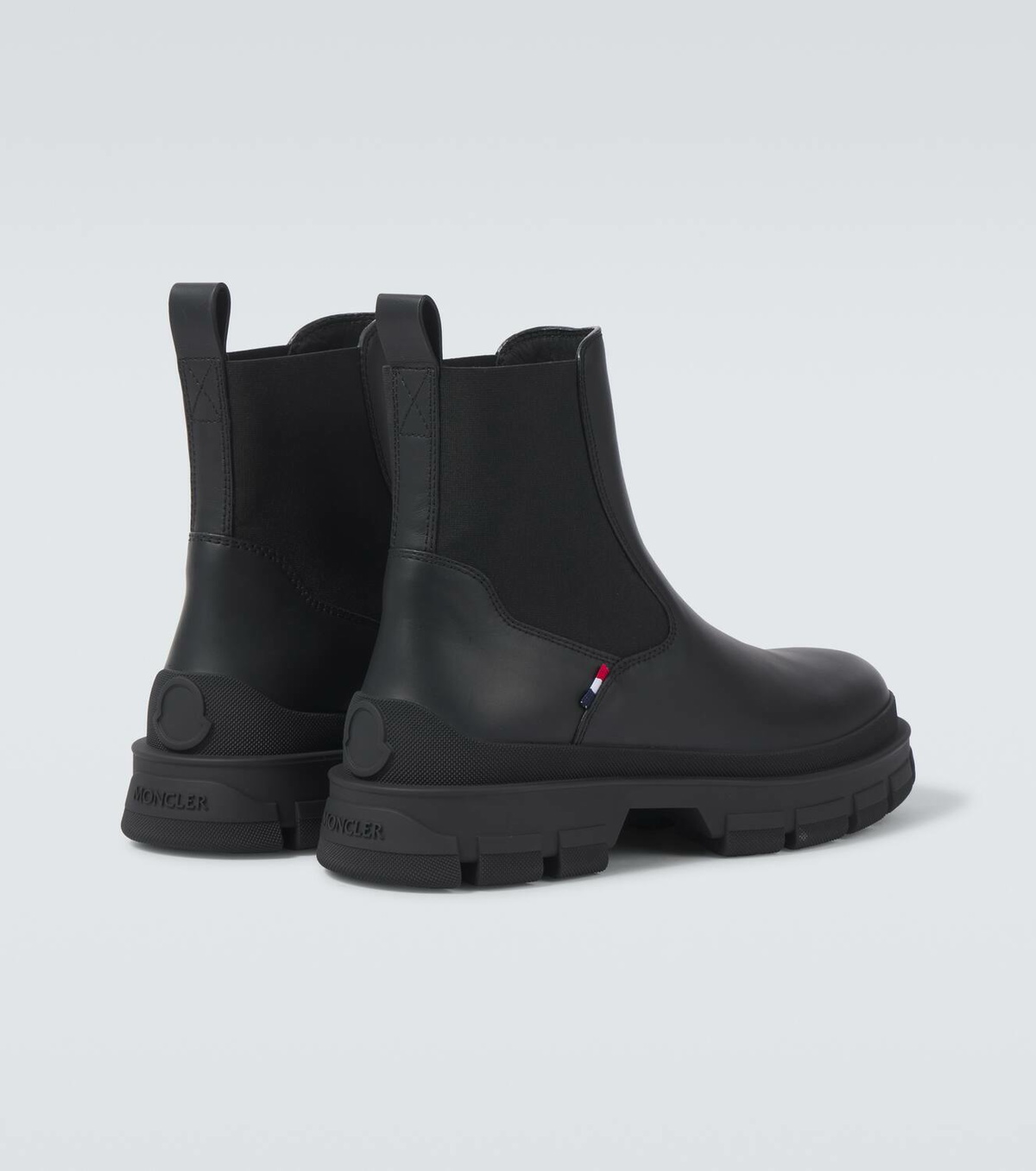 Moncler Hevea leather Chelsea boots