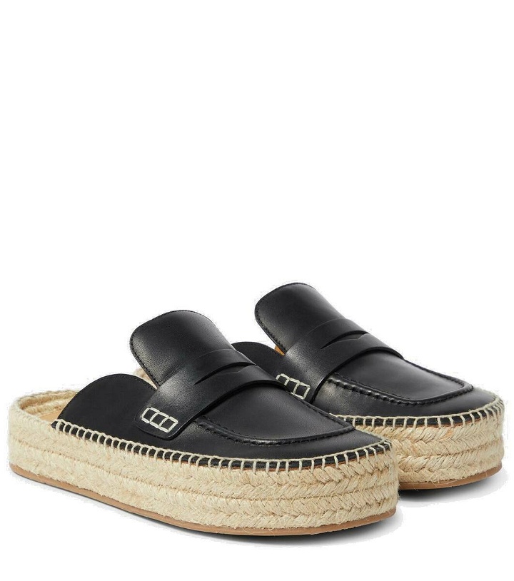 Photo: JW Anderson Leather slippers
