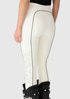 Mackage Zavi Bonded Fleece Stirrup ski Trousers Off White