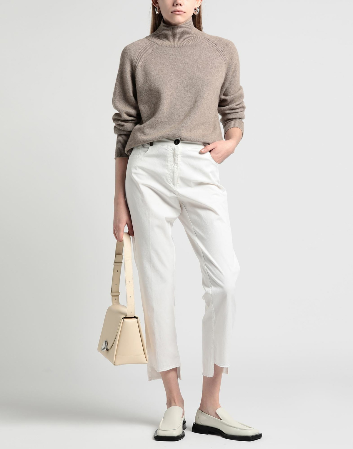 Peserico Womens Pants in White