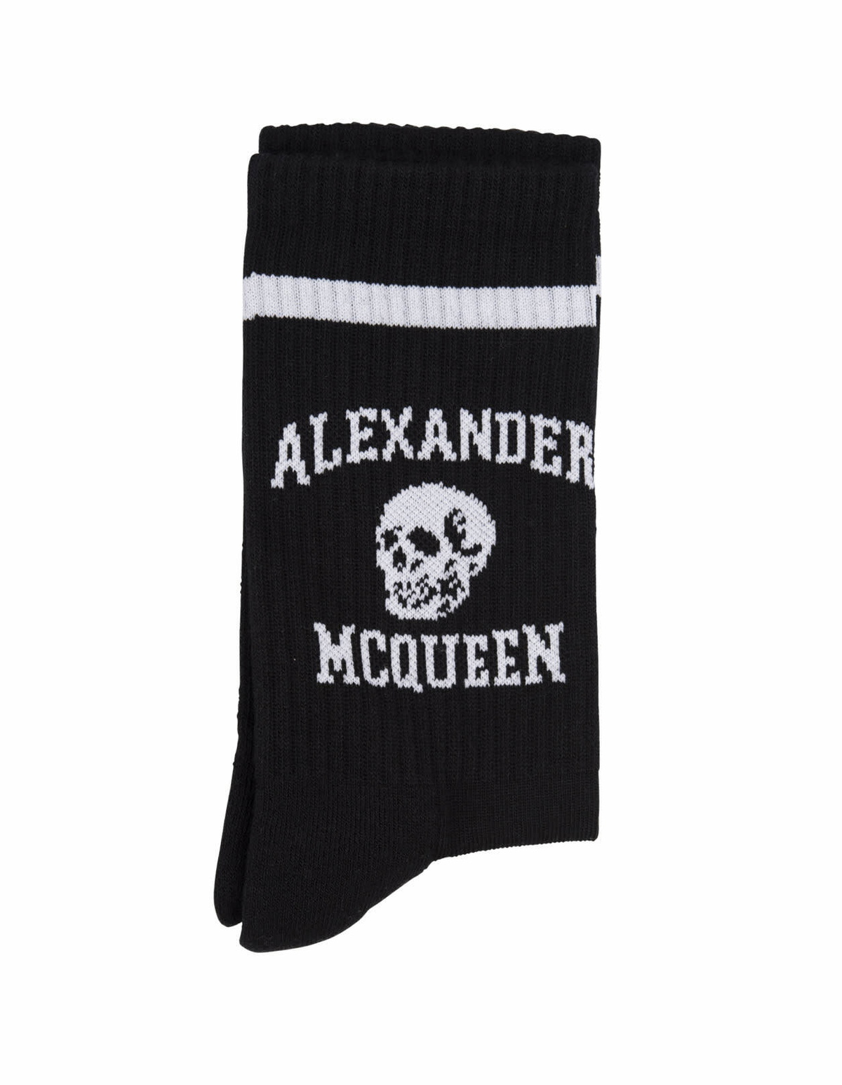 Alexander McQueen White Graffiti Socks Alexander McQueen