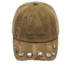Acne Studios Women's Carliy Diamond Brim Cap in Hunter Green 