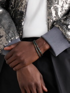 Luis Morais - Gold, Onyx and Glass Beaded Wrap Bracelet