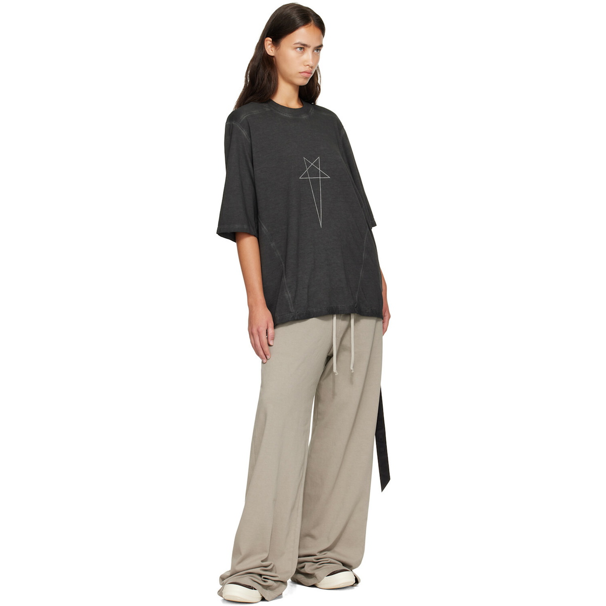 Rick Owens DRKSHDW Black Tower Walrus T-shirt