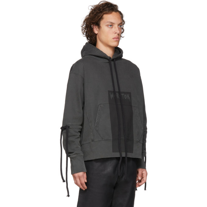 Worstok Black Portrait Hoodie