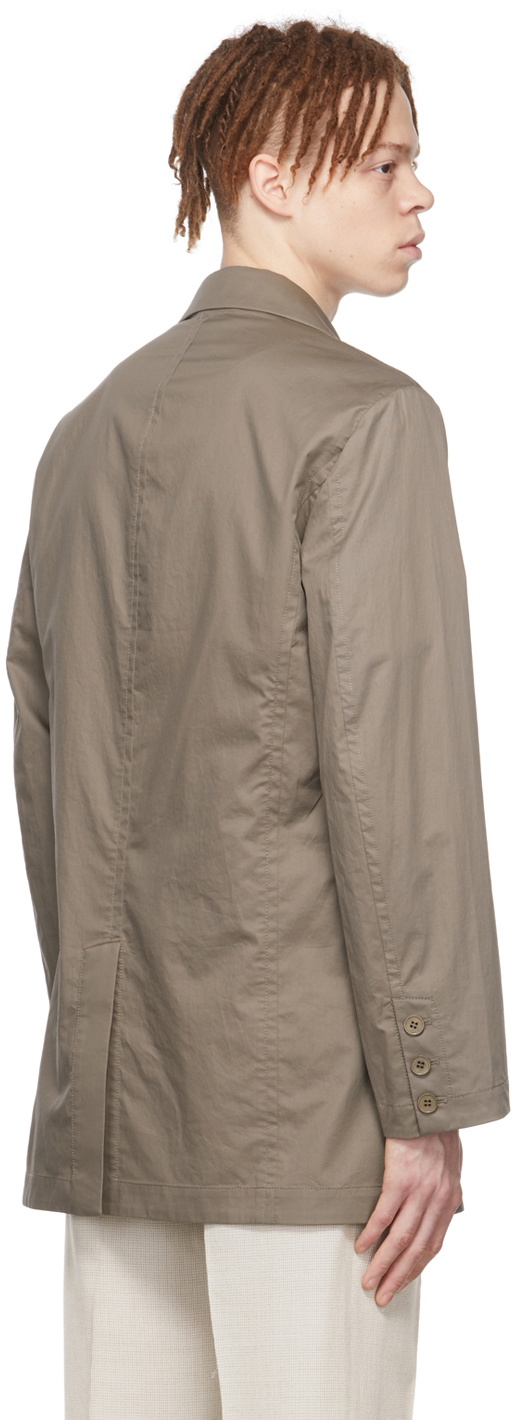 Cornerstone Gray Cotton Blazer