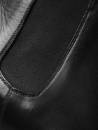 CELINE - Leather Chelsea Boots - Black