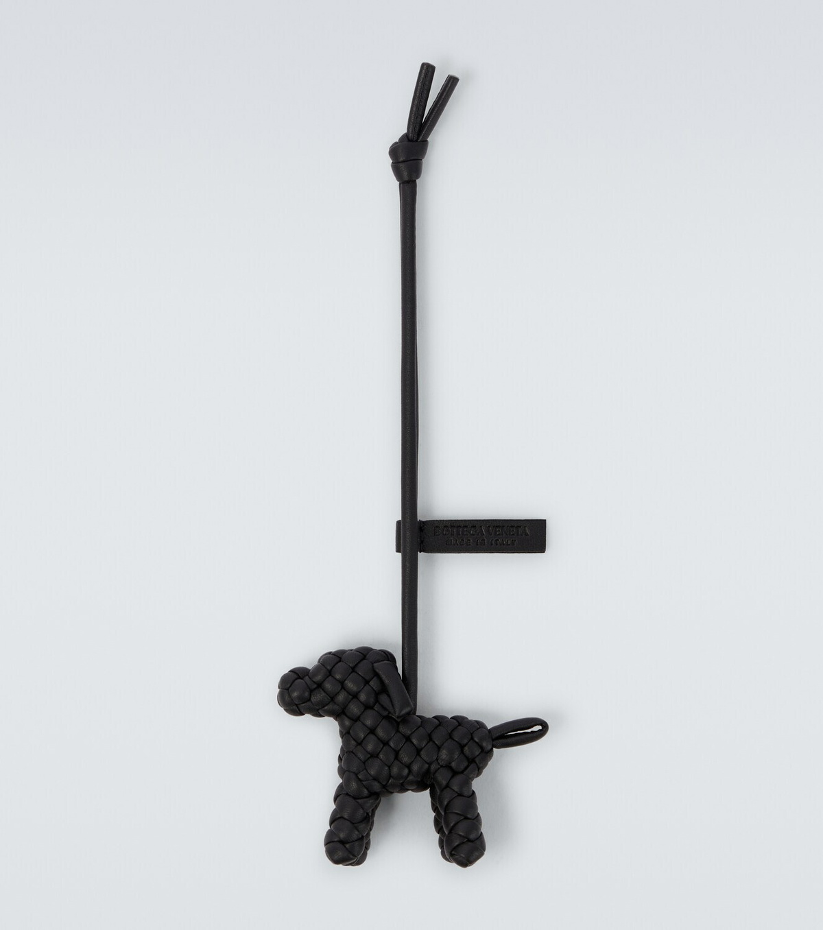 Bottega Veneta Woven leather bag charm
