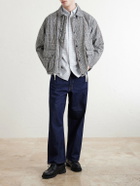 Beams Plus - Button-Down Collar Checked Cotton Shirt - White