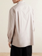 Amomento - Oversized Cotton Shirt - Neutrals