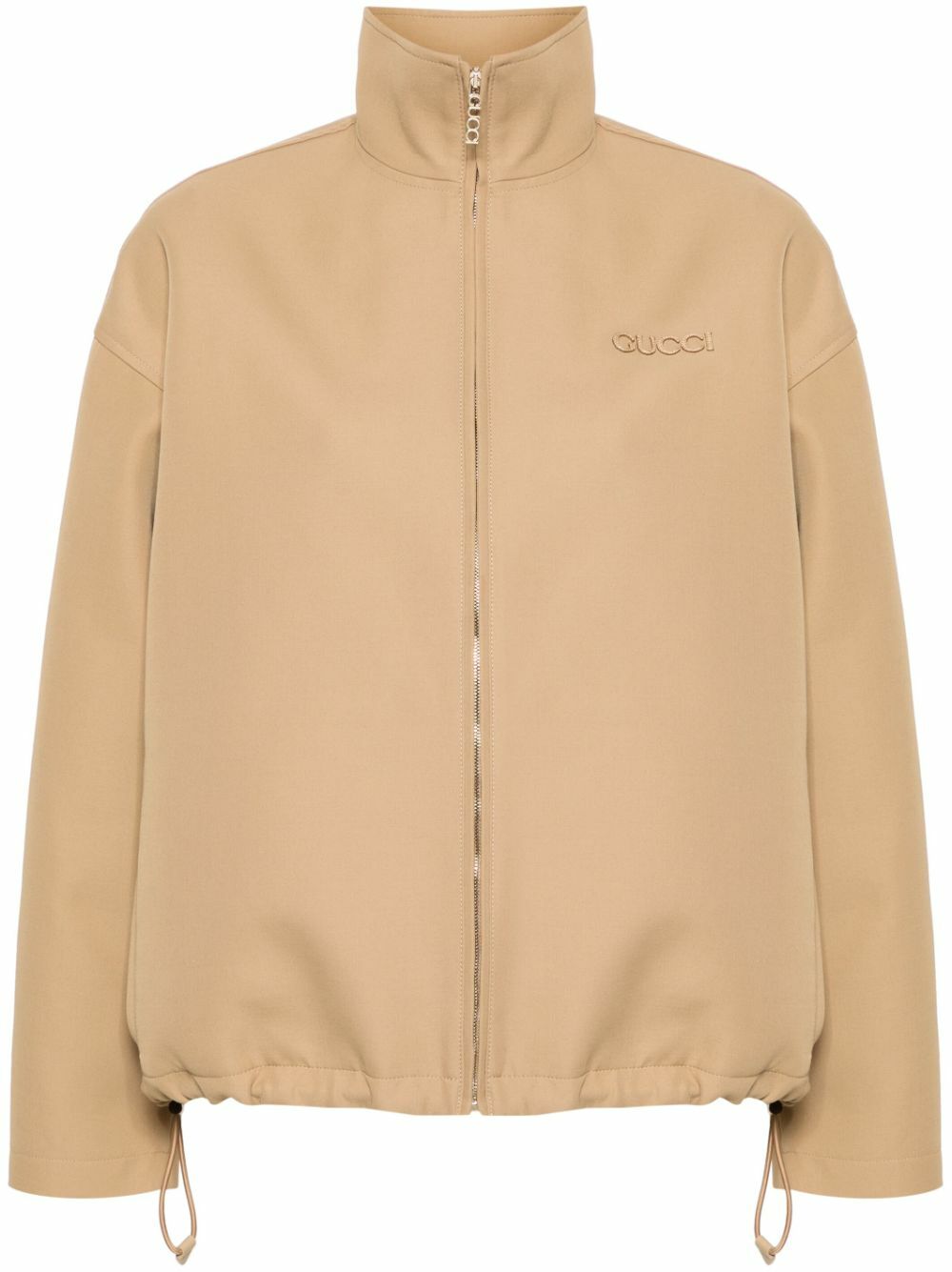 Gucci Beige Gabardine Bomber Jacket Gucci Gucci Beige Gabardine Bomber Jacket Gucci
