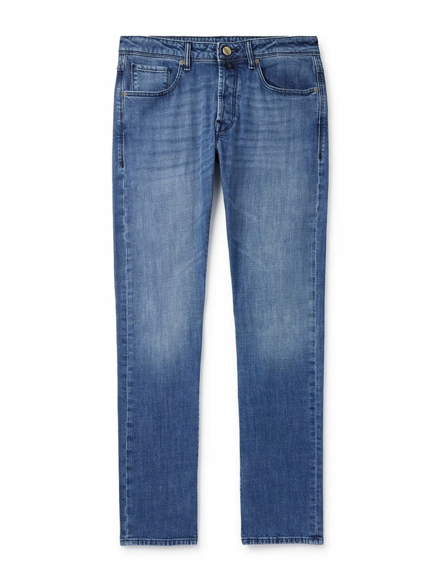 Photo: Incotex - Slim-Fit Jeans - Blue