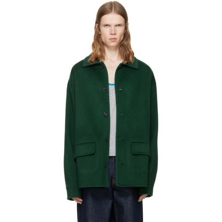 Photo: Marni Green Wool-Cashmere Jacket