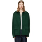 Marni Green Wool-Cashmere Jacket