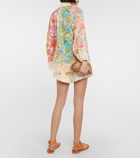 Zimmermann Floral ramie blouse