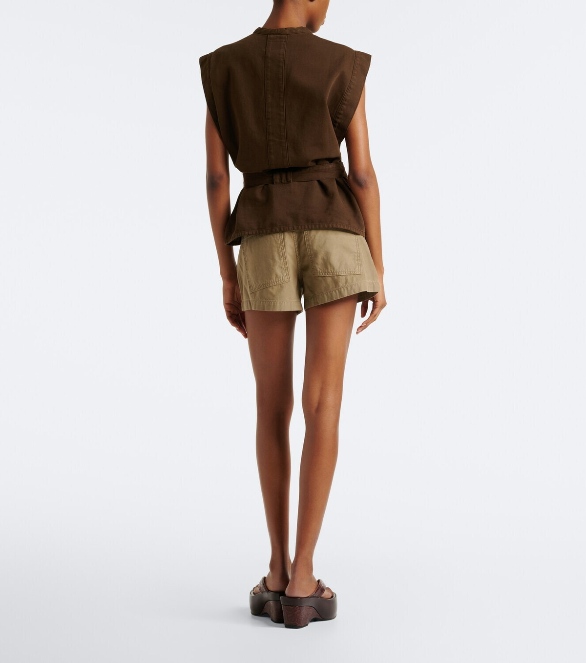 Citizens of Humanity Marcella cotton twill shorts