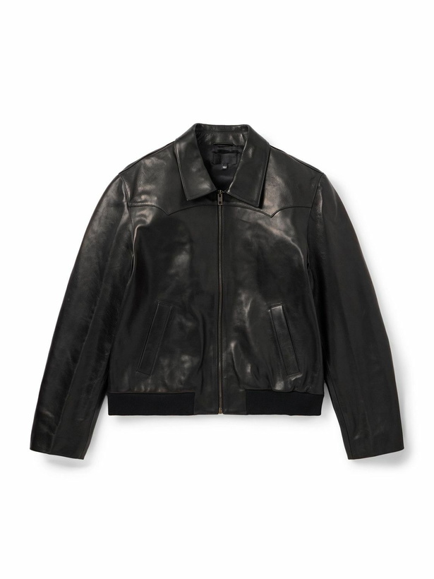 Photo: Nili Lotan - Hammond Leather Jacket - Black