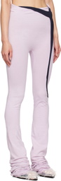 Ottolinger Purple Distressed Drape Lounge Pants