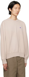 Acne Studios Beige Patch Sweatshirt