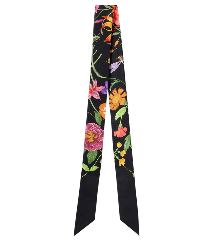 Photo: Gucci Floral silk twill scarf