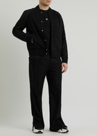 Givenchy Panelled Wool-blend Varsity Jacket Black