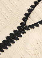 Varley Dwight Tank Open-knit Midi Dress Cream
