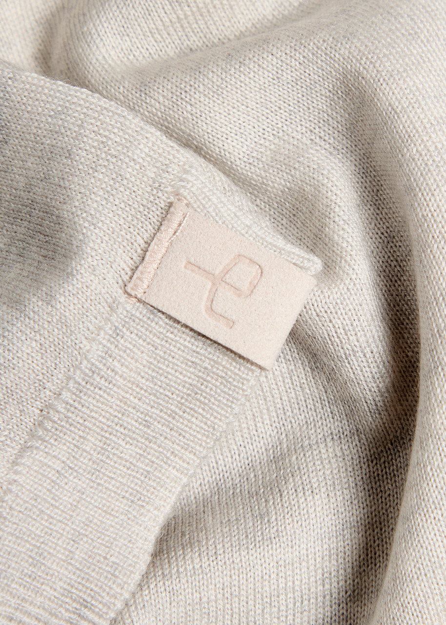 Rag & Bone Aulton Fine-knit T-shirt Ecru