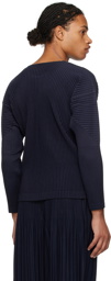 HOMME PLISSÉ ISSEY MIYAKE Navy Basics Long Sleeve T-Shirt