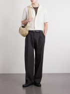 Altea - Jean Camp-Collar Cotton-Piqué Shirt - Neutrals