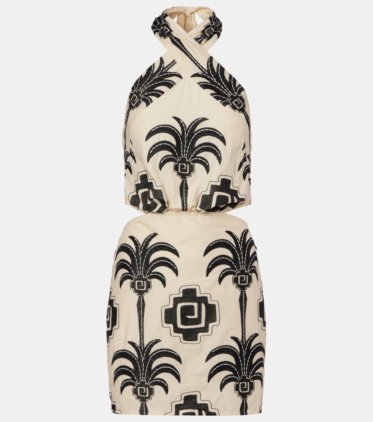Johanna Ortiz Pintaderas embroidered minidress