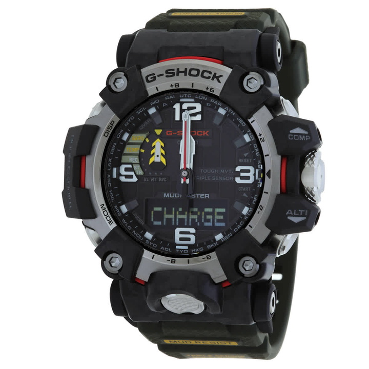 Photo: Casio G-SHOCK World Time Quartz Analog-Digital Black Dial Mens Watch GWG2000-1A3