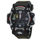 Casio G-SHOCK World Time Quartz Analog-Digital Black Dial Mens Watch GWG2000-1A3