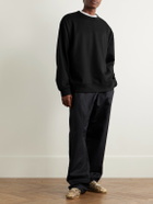 Dries Van Noten - Oversized Cotton-Jersey Sweatshirt - Black