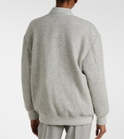 Eleventy Herringbone wool-blend down jacket