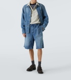 Plan C Denim Bermuda shorts